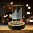 thumbnail image 3 of Pan Flute 3D Engraved Crystal 3D Engraved Crystal Keepsake/Gift/Decor/Collectible/Souvenir, 3 of 6