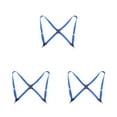 thumbnail image 4 of pitrice Unisex Brace Replacement Korean Easy Matching Elastic Back Braces Blue 3Set, 4 of 6