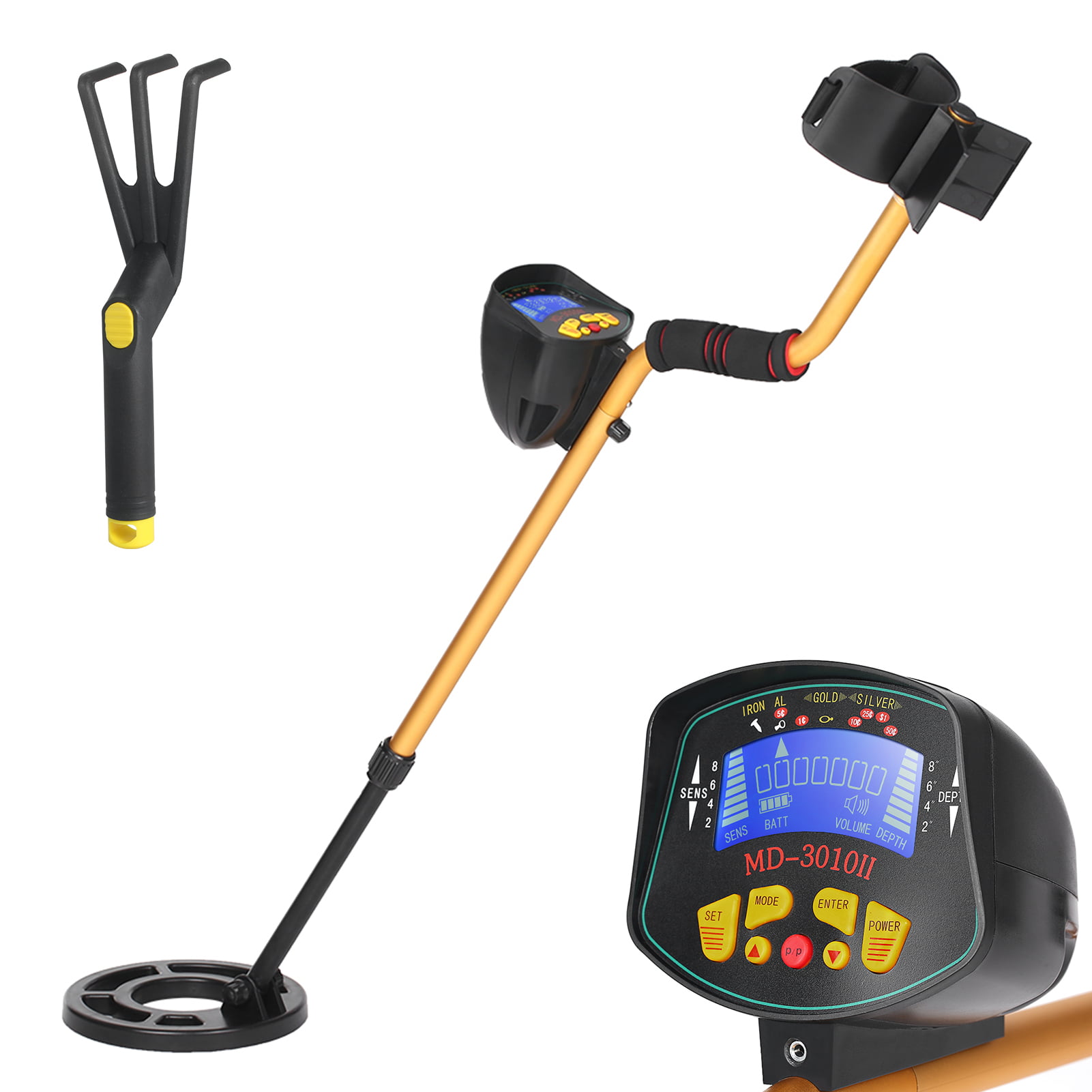 Details about   Waterproof Ground Search Metal Detector Deep Sensitive Gold Digger Coin Finder 