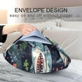 thumbnail image 7 of GZHJMY Satin Pillowcase for Hair and Skin, Cute Sharks Cooling Pillow Case with Envelope Closure Soft Breathable Silk Satin Pillow Cover for Sleeping King Size 40x20 in Home Decor, 7 of 7