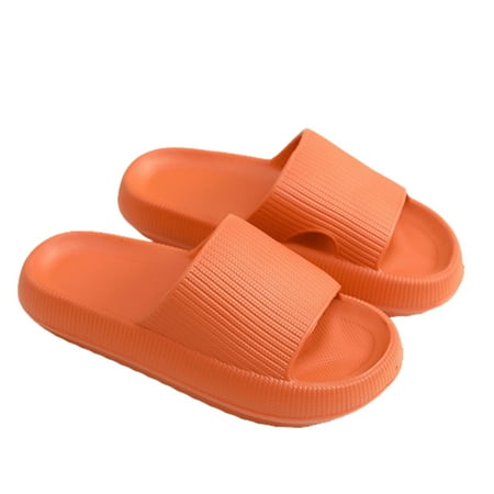 

Lightweight Slippers Comfort Casual Slippers Open Toe Platform Beach Sandals 36-37 Orange