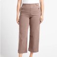 thumbnail image 2 of Ultrave High Waist Casual Pants for Women Cropped Wide Leg Pant with Pocket, 2 of 8