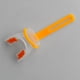 thumbnail image 3 of 2 correas de soporte de silicona flexibles para regulador de segunda etapa naranja, 3 of 9