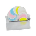 thumbnail image 3 of Soft Organic Cotton Squares with Washable Bag, White Eco-Friendly Makeup Removal Pads, 10-Pack, 3 of 3