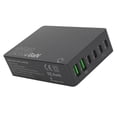 thumbnail image 1 of Concentrador De Carga USB C De 220 W, Estación De Carga , Cargador Para Portátil PD De 6 Puertos Y 100 W Con De Prevención Inteligente Para El, 1 of 7