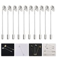 thumbnail image 3 of 10pcs creativo broche de bricolaje accesorios largos pines hat pins broche accesorios, 3 of 5