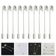 thumbnail image 3 of 10pcs creativo broche de bricolaje accesorios largos pines hat pins broche accesorios, 3 of 5