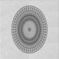 thumbnail image 1 of Ahgly Company Tapis d'Intérieur Lavable à la Machine, Carré, Transitionnel, Gris Platine, Tapis de Zone, 6 Pieds Carré, 1 of 7