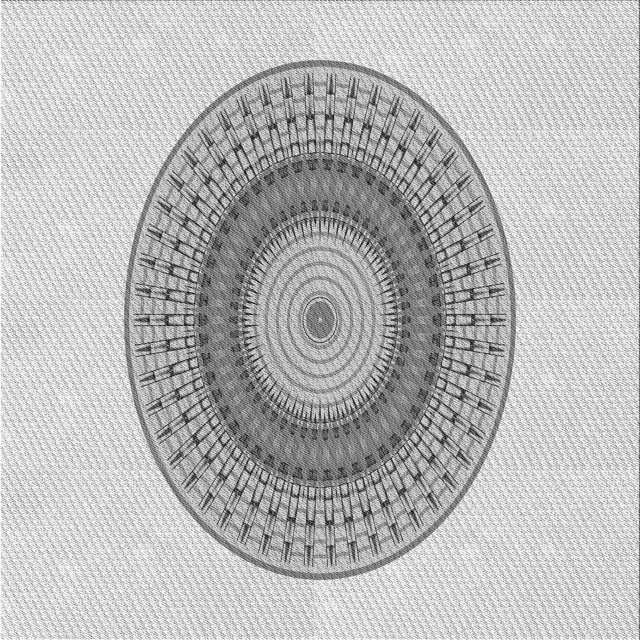 Ahgly Company Tapis d'Intérieur Lavable à la Machine, Carré, Transitionnel, Gris Platine, Tapis de Zone, 6 Pieds Carré