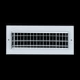 thumbnail image 5 of Fits 12x4 Duct Opening Steel Adjustable Air Supply Grille by Handua | Register Vent Cover Grill for Sidewall and Ceiling | White | Outer Dimensions: 13.75" X 5.75", 5 of 9