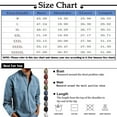 thumbnail image 3 of Lumtrix Men's Linen Shirts Casual Button Down Long Sleeve Shirt Solid Collar Summer Beach Shirts with Pocket White XL, 3 of 5