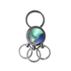 thumbnail image 1 of Noche de estrellas Arctic Aurora Snow Llavero de metal de acero inoxidable Llavero Anillo de cadena Llavero, 1 of 3