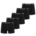 thumbnail image 1 of LYLE&SCOTT Bóxers para hombre, paquete de 5 - Miller Core Trunks, algodón elástico Negro XL (X-Large), 1 of 3