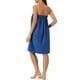 thumbnail image 3 of Bata de baño para mujer Inspire Chic, toalla envolvente con gorro de ducha para spa, 2XL, azul marino, 3 of 6