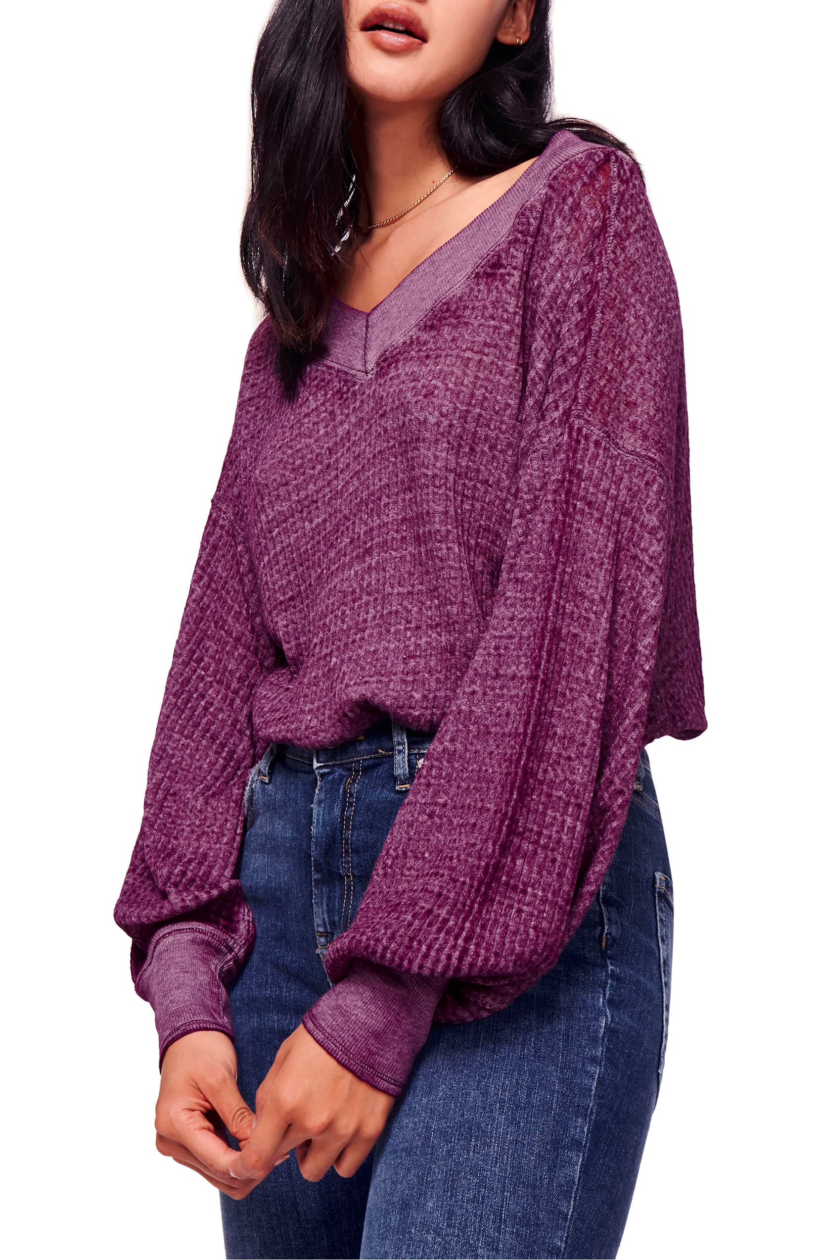 purple thermal top