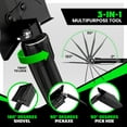 thumbnail image 4 of RHINO USA Folding Survival Shovel w/Pick - Heavy Duty Carbon Steel Military Style Entrenching Tool, 4 of 8