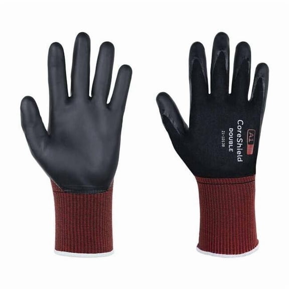Honeywell Coated Gloves,L,Full Finger,PR 21-1D13B-9/L