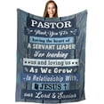 thumbnail image 1 of LHSHID Pastor Appreciation Gifts for Men Gifts for Pastor Religious Christian Blanket Pastor Gift Ideas 40"x50", 1 of 6