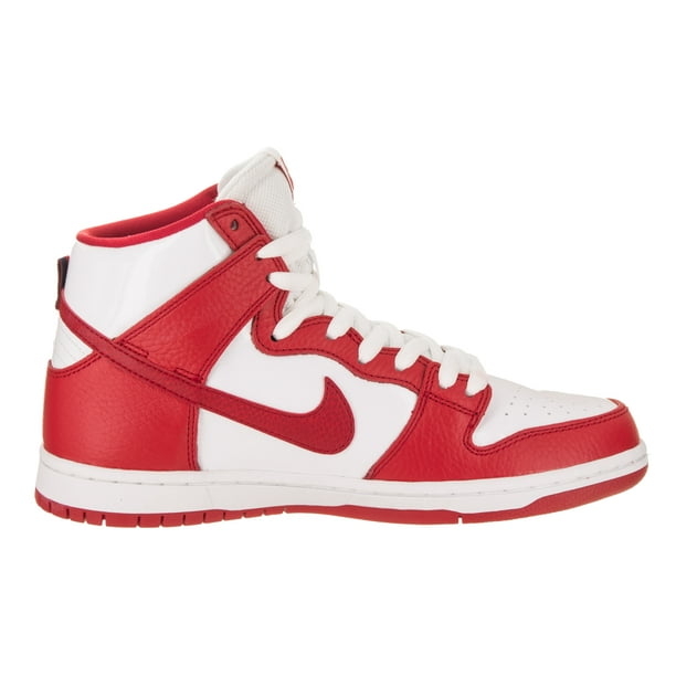 Mens Nike SB Zoom Dunk High Logo Red White 854851-661