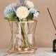 thumbnail image 4 of Wrought Iron Vase Large Mouth Geometric Column Flower Stand Glass Bottles for Home Living Roon Office Wedding Decoration Rose gold L, 4 of 4