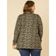 thumbnail image 5 of Cárdigan TalGrande Estampado De Leopardo Frente Abierto PaMujer Beige-Leopardo 4XL, 5 of 6