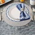 thumbnail image 4 of Limited Time Offer! 38cm Tableware Placemat Non-Slip Insulated Mat Round Woven Placemat 4PCS, 4 of 4