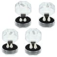 thumbnail image 1 of 4 pares de colmillos personalizados para cosplay, dentaduras postizas para fiesta de Halloween (4 pares, 13 mm, 15 mm, 17 mm y 19 mm), 1 of 5