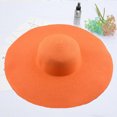 thumbnail image 3 of Yirtree Hawaiian Beach Women's Foldable Floppy Travel Beach Sun Visor Hat Wide Brim Straw Sun Cap UPF 50+, 3 of 8
