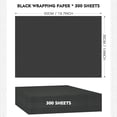 thumbnail image 2 of Papel de seda Fuutreo, 300 hojas, 36 x 51 cm, color negro kraft, 2 of 7