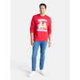 thumbnail image 2 of Bluey Men's and Big Men's Christmas Graphic Light Up Sweatshirt, Sizes XS-3XL, 2 of 5