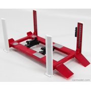 Four Post Lift Red For 1/18 Scale Diecast Model Cars by Greenlight