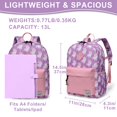 thumbnail image 2 of Mochila VASCHY para niñas de preescolar con correa para el pecho, color rosa, 2 of 8