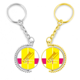 thumbnail image 1 of Como   equilibrio   dicta Anillo de oro de metal llavero llavero, 1 of 4