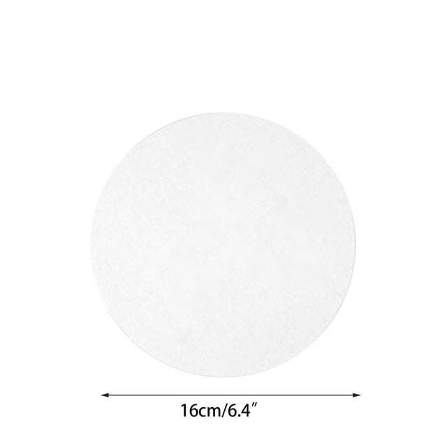 DPTALR 100pcs Non-stick Air Fryer Pad Paper Household Barbecue Paper Oven Baking Paper Steamer Paper