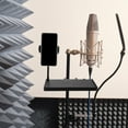 thumbnail image 4 of Microphone Stand Plastic Tray with Phone Holder Mic Stand Clamp-On Rack Tray Holder, 4 of 7