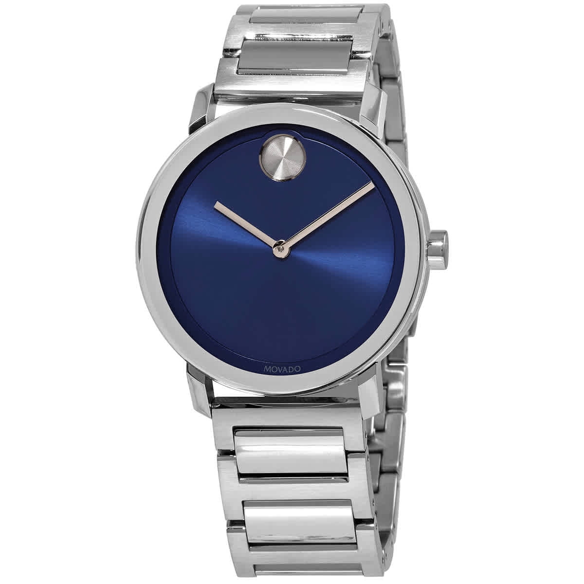 Movado watch clearance with blue face