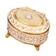 thumbnail image 1 of Joyero de metal, joyero de estilo vintage, contenedor decorativo, escritorio para mujer. Oro blanco, 1 of 9