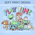thumbnail image 5 of Disney Pixar Toy Story Romper and Reversible Sun Hat Set Woody and Buzz Light Blue, 5 of 10
