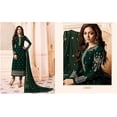 thumbnail image 4 of Ready to Wear Indian Designer Shalwar Kameez Suits Pakistani Churidar Outfits ( Green, L - 42 ), 4 of 5