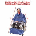 thumbnail image 2 of Langgg Sac de Rangement Transparent Imperméable pour Cape, Réfléchissant pour Fauteuil Roulant Électrique, Facile à Nettoyer, 2 of 6