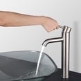 thumbnail image 2 of Aquaterior Single Handle Vessel Sink Faucet 14 inch Tall Bathroom Sink Faucet Hot and Cold Water Mixer Brass Body Single Hole Faucet Brushed Nickel (CUPC NSF CEC) Aquaterior Modern, 2 of 11