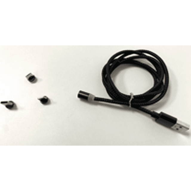 Charging Cable Phone Braided Detachable Cord USB phone USB 360 Degree Rotating Cable, Black, Cable, Type-c