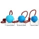thumbnail image 2 of Methold 2x pelota para perros para interacción y mejora emocional - pelota de juguete de cuerda de goma sólida de goma sólida Suministros para perros, 2 of 6