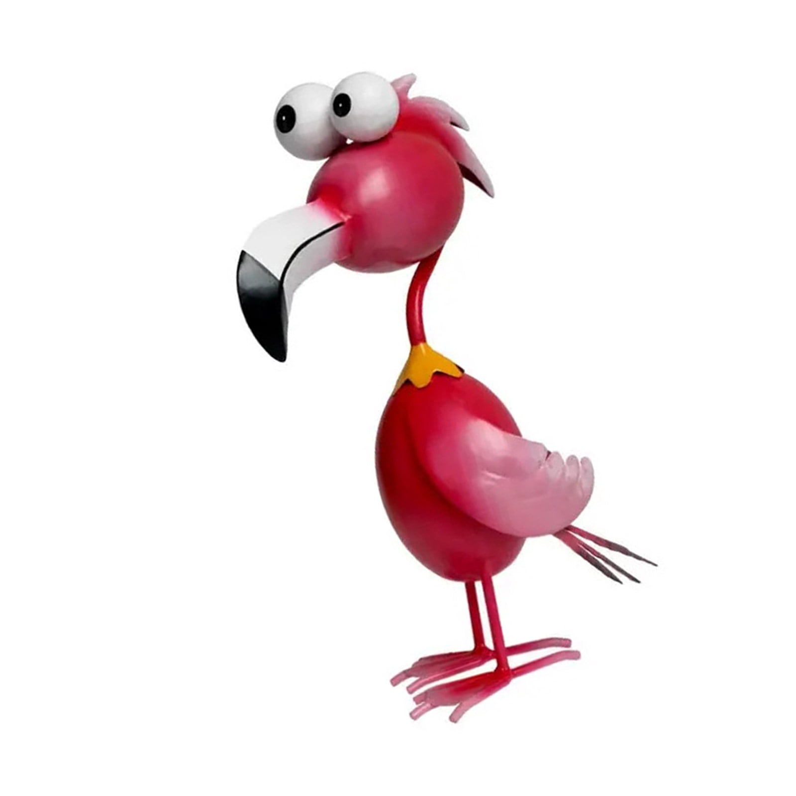 Elegant Flamingoes Peacocks Chicken Garden Sculpture Durability Rusts Resistant Iron Weatherproofed Art Decoration