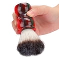 thumbnail image 3 of Brocha de afeitar profesional para barba y vello facial para hombres, ideal para peluquerías y hogares., 3 of 14