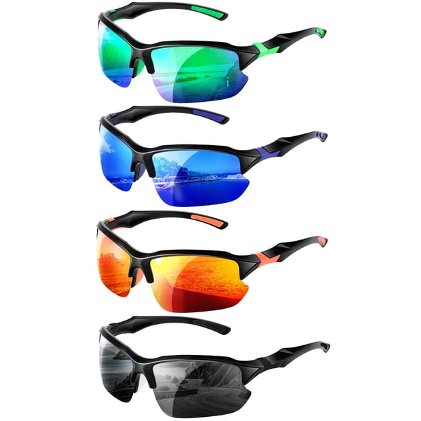 Gafas de sol deportivas polarizadas GGSTDDUP UV400 4 unidades unisex