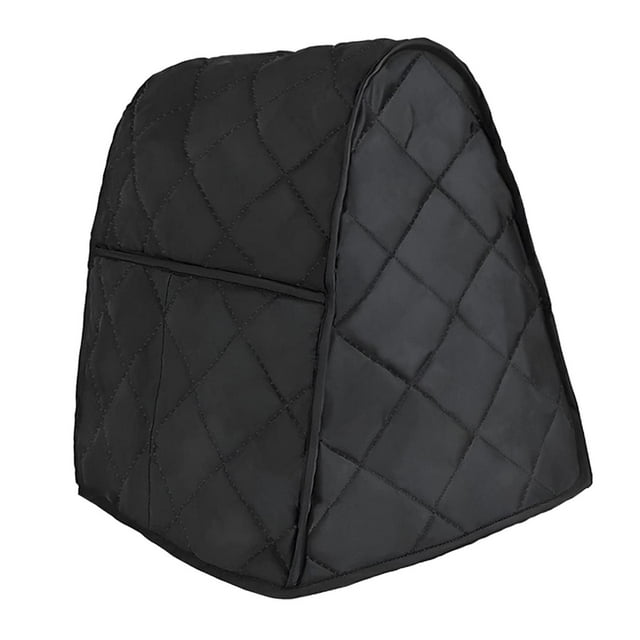 simhoa Stand Mixer Dustproof Cover with Organizer Bag, Household Keep Clean Mixer Protection Cover for Coffee Maker, Toaster Machine Black
