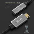 thumbnail image 2 of unique Qgeem Hdmi Single To Mini Dp Converter Adapter Cable Uhd 4k@30hz Plug-D, 2 of 4