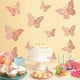 thumbnail image 4 of Decoraciones de Mariposas, 48 Piezas, 3 Estilos y 3 Tamaños Cada , Decoración de y Pasteles, Accesorios de Fiesta, Arte de Pared 3D en Rosa, 4 of 5