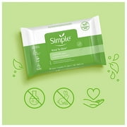 Simple Kind to Skin Facial Wipes Cleansing 25 ct (Pack of 2)